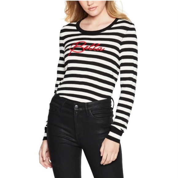 BCBGeneration Striped Long Sleeve Sweater - Picture 6 of 15